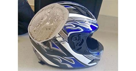 impact-tested and certified bike helmet|should helmet break on impact.